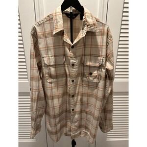 Guide Gear Field Tested Plaid Long Sleeve Button Up Shirt Men's XL